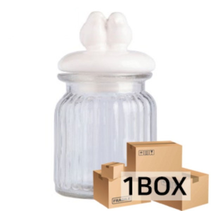 원앙 동물머리 캔들용기(250ml)(1box-72개)